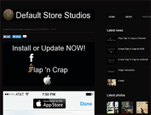 Tablet Screenshot of defaultstore.com